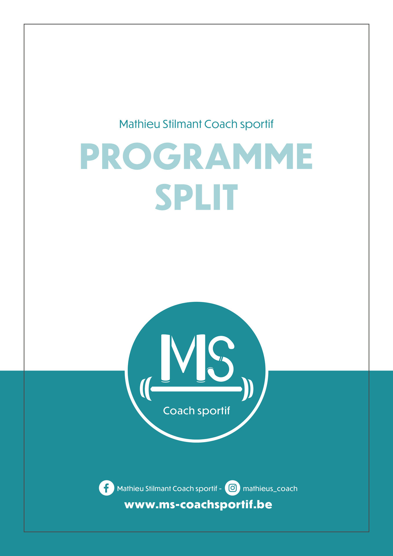 Programme musculation