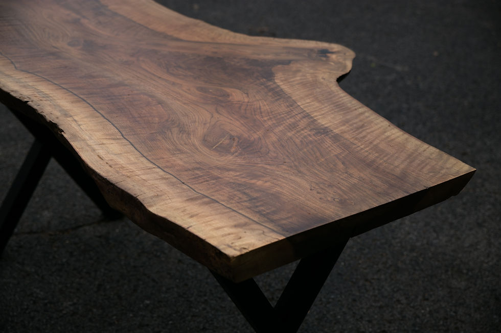 Thumbnail: The Claro Walnut Fin Desk