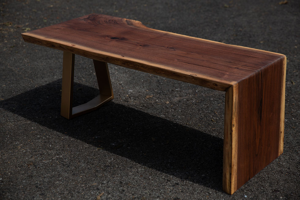 Thumbnail: Black Walnut Waterfall Coffee Table
