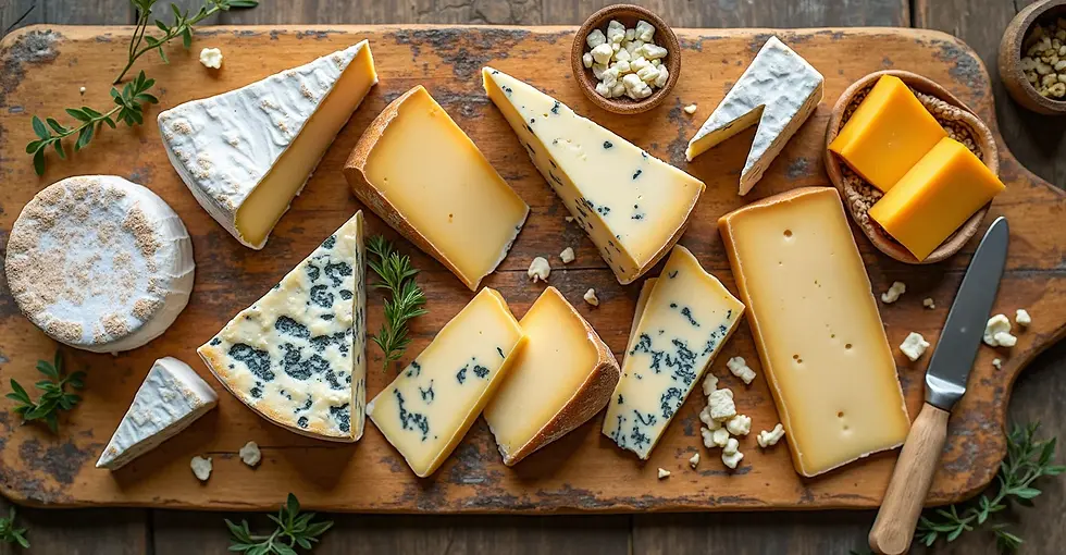 photo of cheeses on a wooden board.jpg