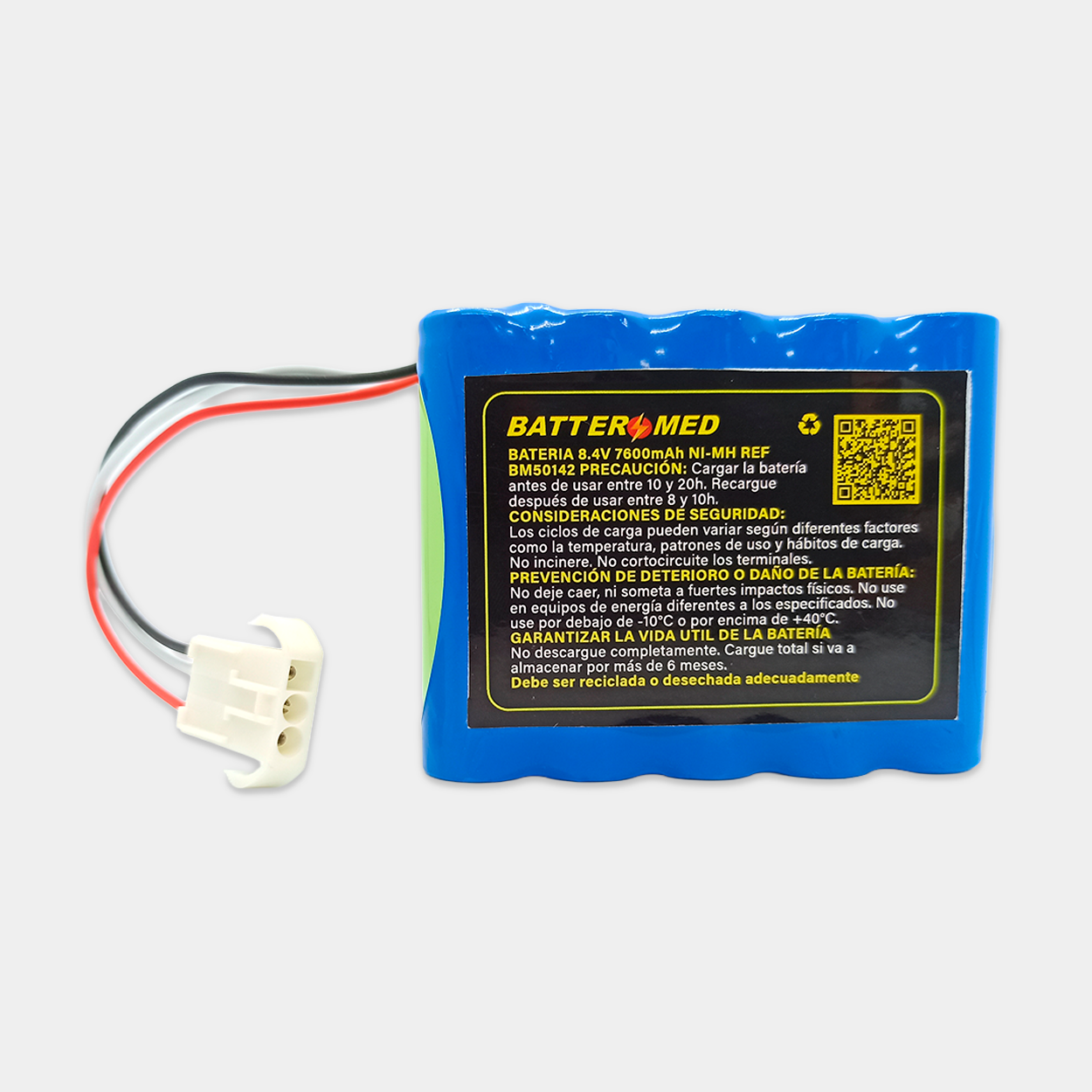 Batería para Mediana 8,4V 7600mAh, Ni-MH.