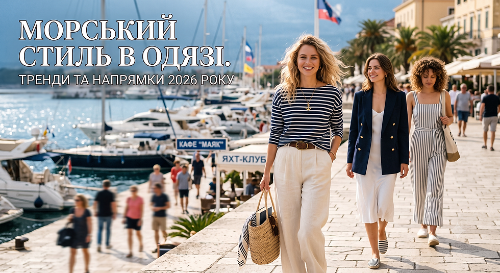 По той бік тільняшки: як морський стиль став головним синонімом розкоші у 2026 році