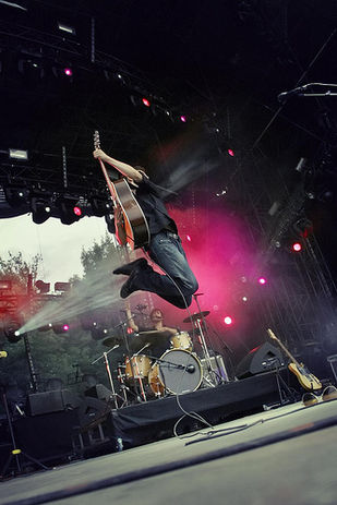 K sur la grande scène du Paléo Festival en 2008