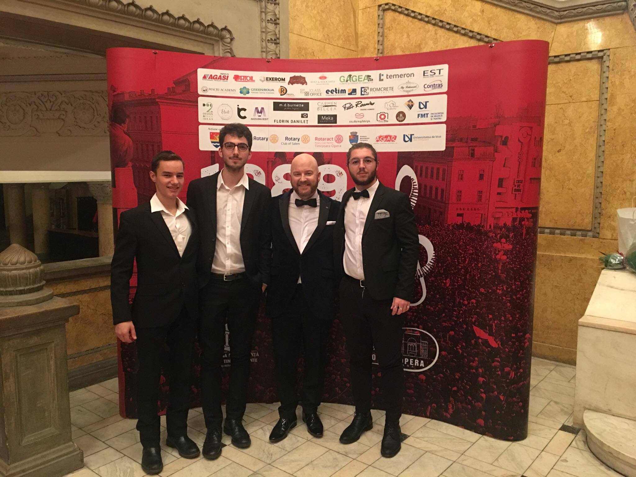 Tenors at Opera Romana Dec 2017