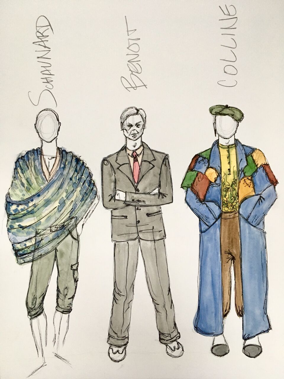 Maddie Peterson's Boheme sketches
