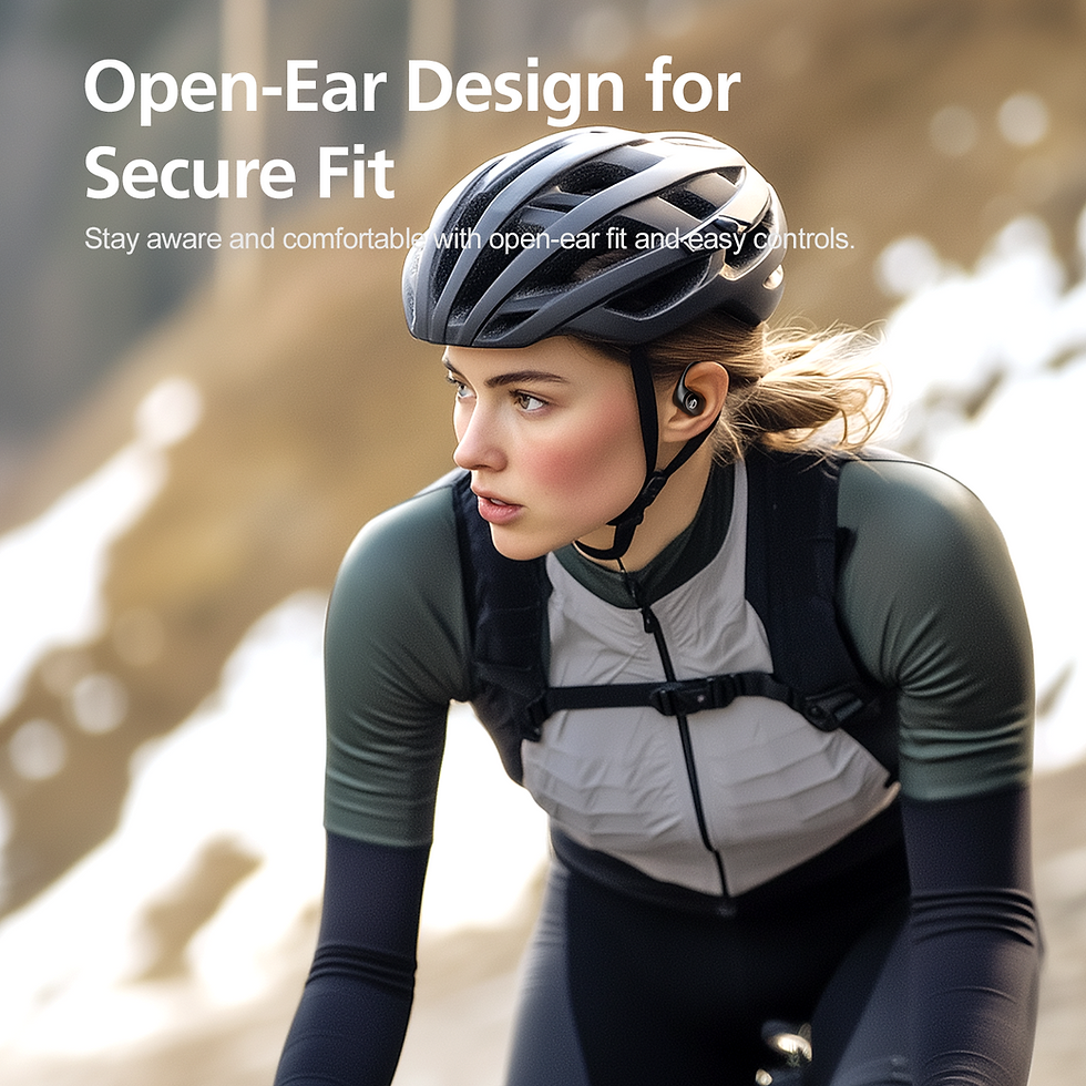 Thumbnail: B19 Black True Wireless Open Ear Headphones