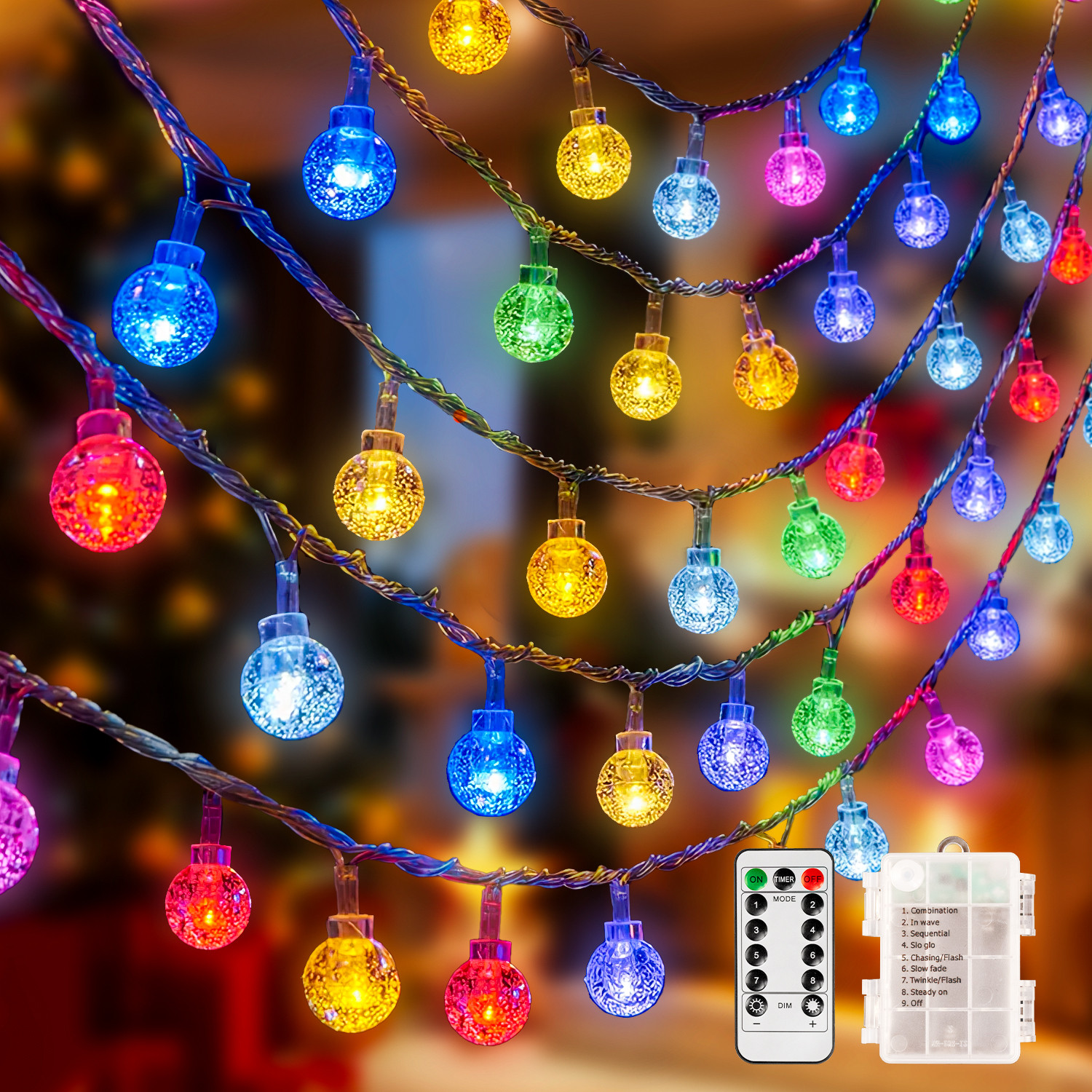 Pubsop Globe String Lights