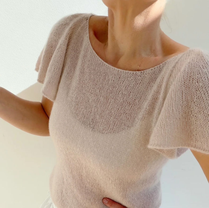 WhisperBlouse von Clarissa Schellong als Wollpaket mit SoNaka aus Alpaka