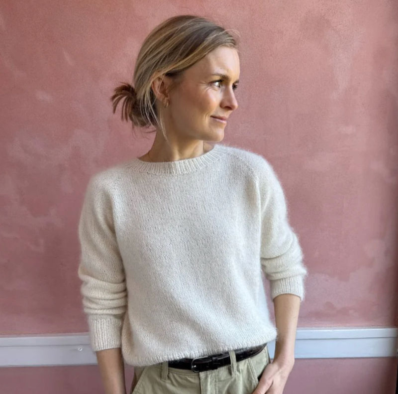No Frills Sweater von PetiteKnit als Wollpaket mit Alpaka