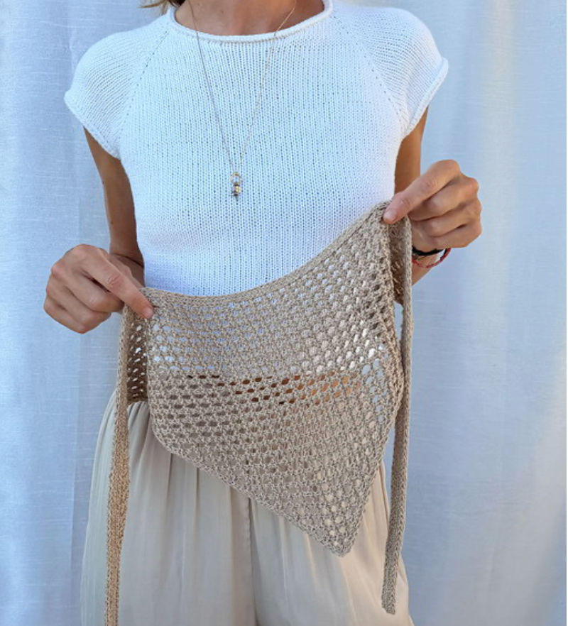 Mesh Bandana von paulastrickt als Wollpaket mit SilYa aus Seide und Yak