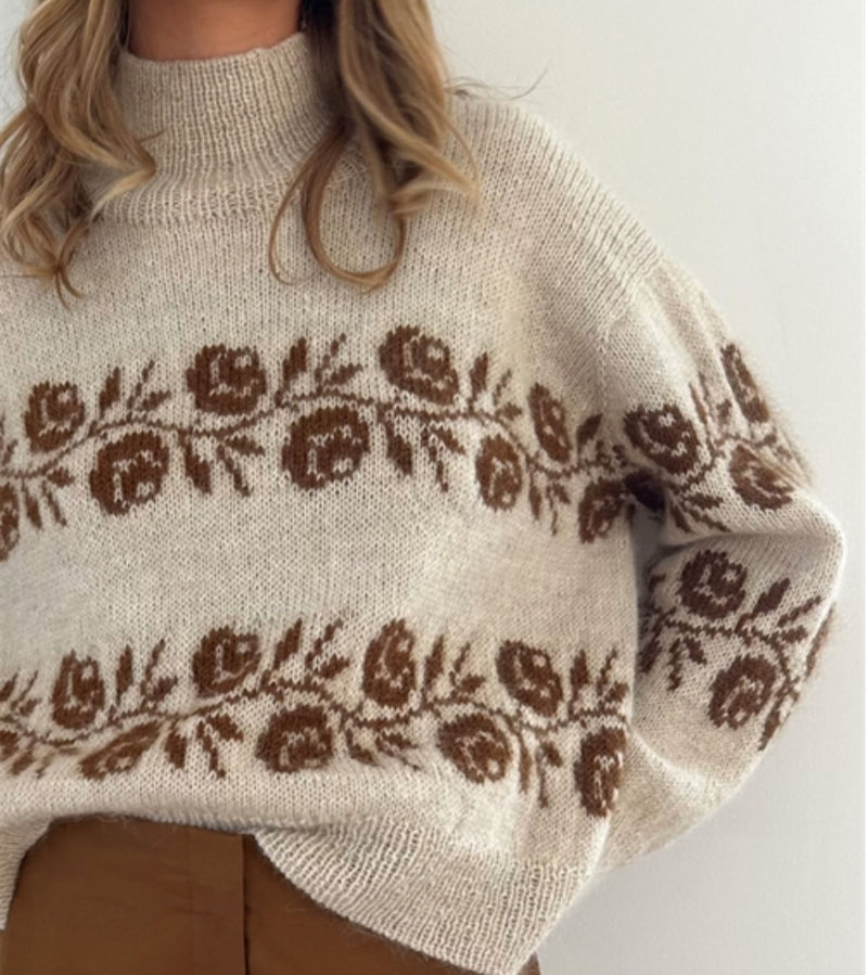 Rosie Sweater von Lene Holme Samsøe als Wollpaket mit Alpaca Cotton