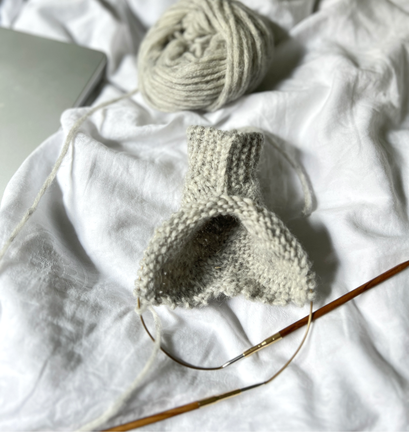 Handstulpen stricken aus Snefnug