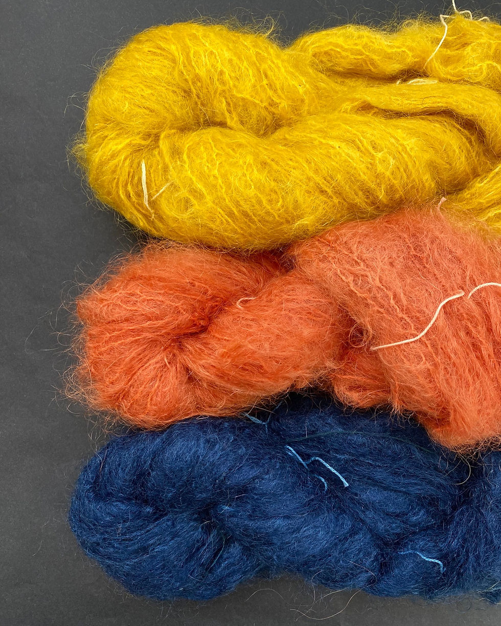 Miniaturbild: MYSTERY-Tuch, Wollpaket/Mohair & Wolle