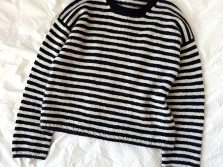Gestreifte Modelle stricken: Wirkung, Eigenschaften und praktische Tipps - Teil 1