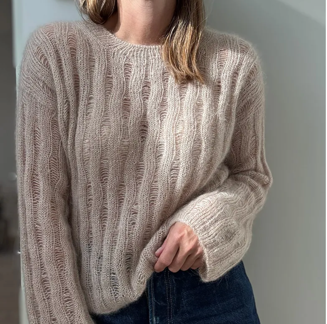 Ripple Loop Sweater von Other Loops als mohairfreies Wollpaket mit SoNaka aus reiner Alpaka