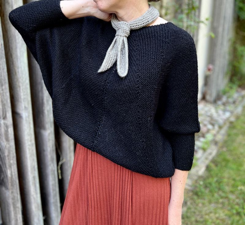 MARLA-Pulli stricken – ein Pullover, der fast nur aus rechten Maschen besteht
