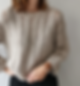 Estelle Sweater von paulastrickt als Wollpaket mit Alpacotton natural colors