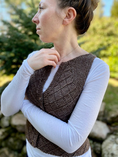 CARLA-Weste aus Alpaka Queen von Schoppel