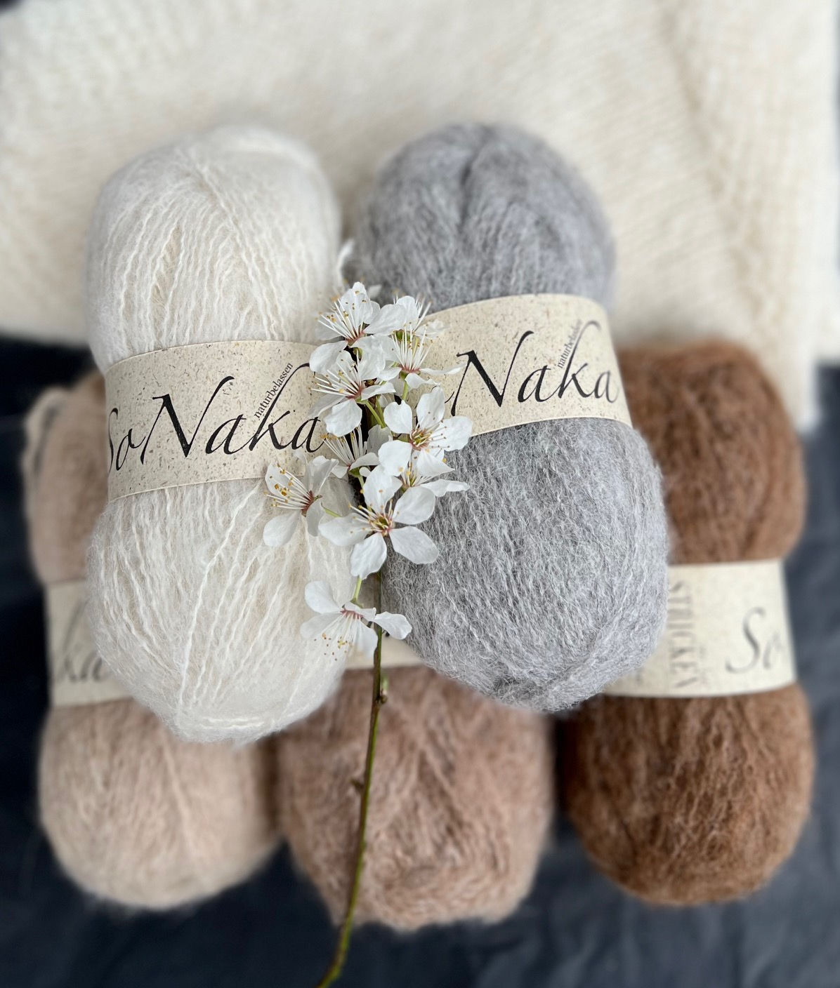 SoNaka von "Stricken ohne Naht" Mohair Alternative aus Alpaka