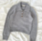 Petra Polo von PetiteKnit als Wollpaket mit Gengis Khan 3 aus Yak Wolle