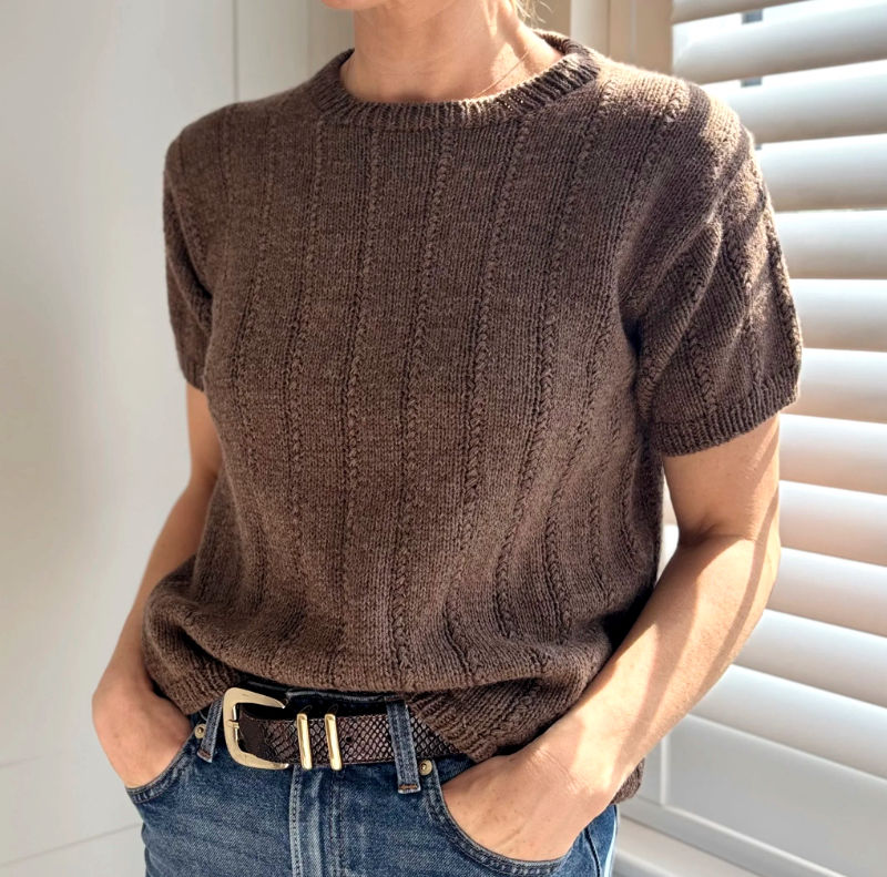 Skagen Tee von Coco Amour Knitwear als Wollpaket mit Srias & SoNaka aus reiner Alpaka