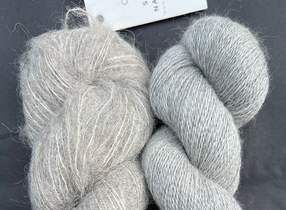 Miniaturbild: Casia Crossover von Refined Knitwear, Wollpaket/Babyalpaka lace & Silk Alpaka,ab