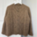Cable Joy Cardigan von Lenes Knitwear als  Wollpaket mit Snefnug natur