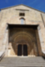 Portada occidental o Speciosa. Iglesia del monasterio