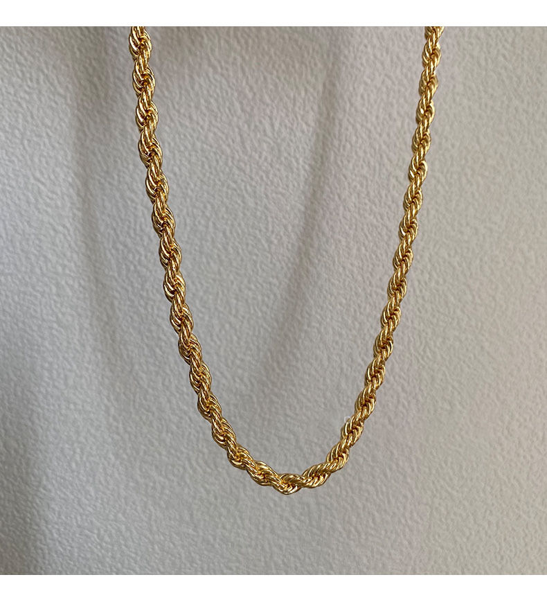 Miniatura: Golden Twist Chain Necklace