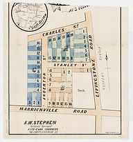 1884 (c) Yule's Estate, Marrickville - M