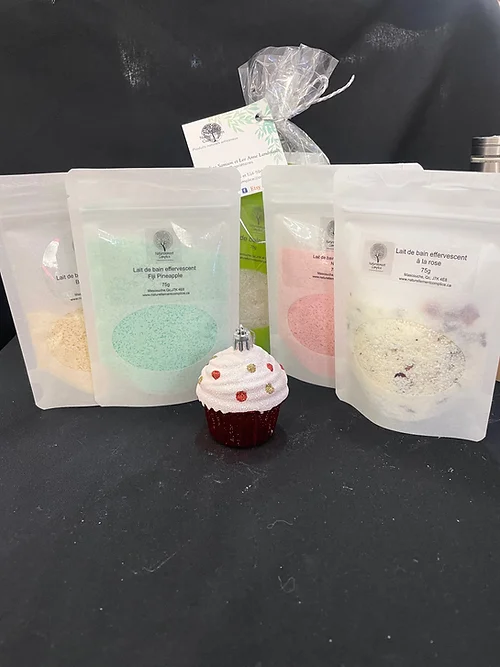 Sel de bain mojito, Laits de bain et laits de bain effervescents