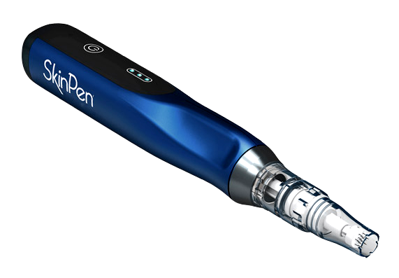 A close up of the SkinPen Micro-Needling hand pieces used to create micro punctures in a patients face to promote collagen and elastin production