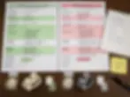 Approved toy material specification compared with a proposed substitute showing hidden differences.