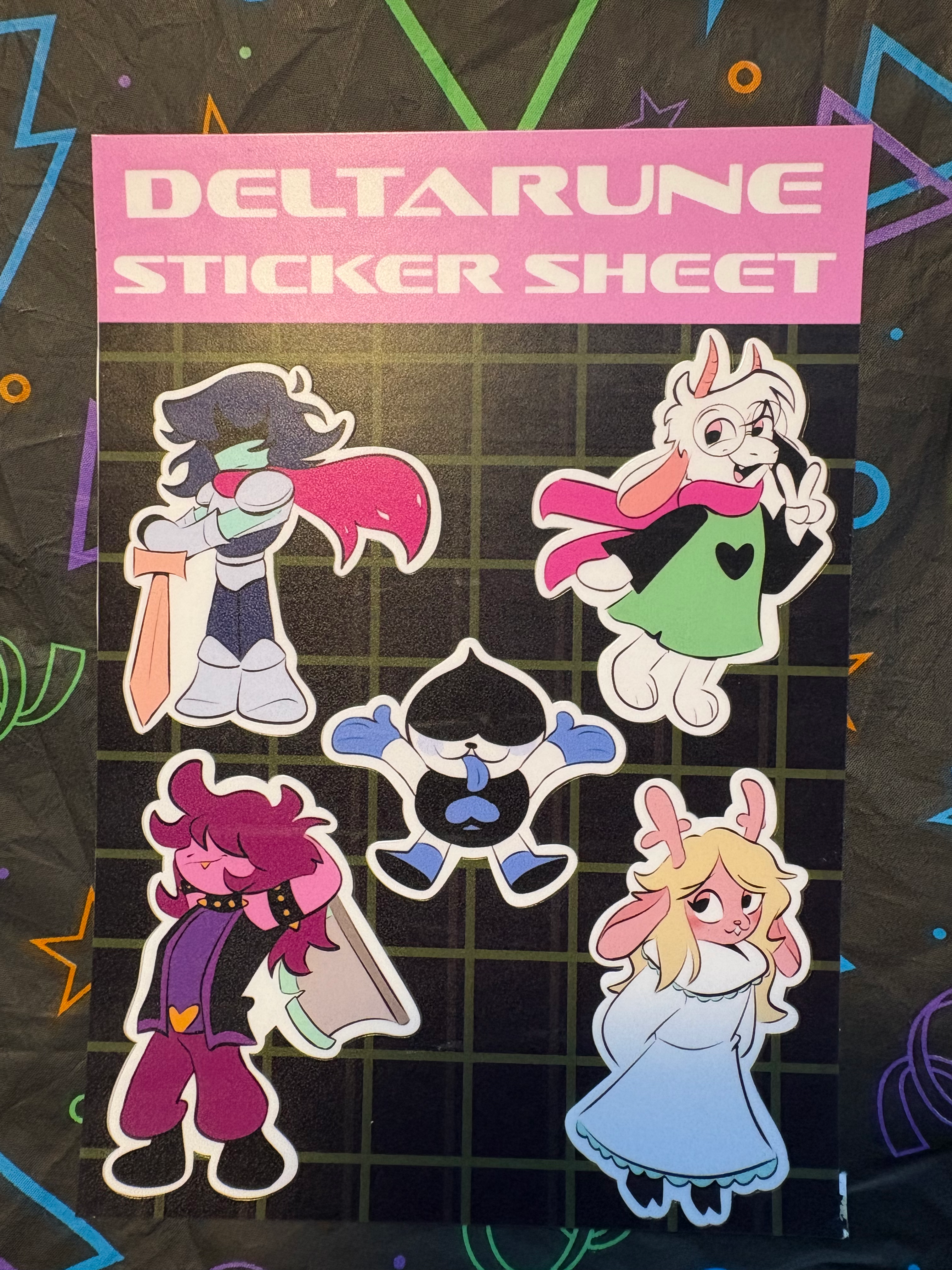 Deltrarune Sticker Sheet