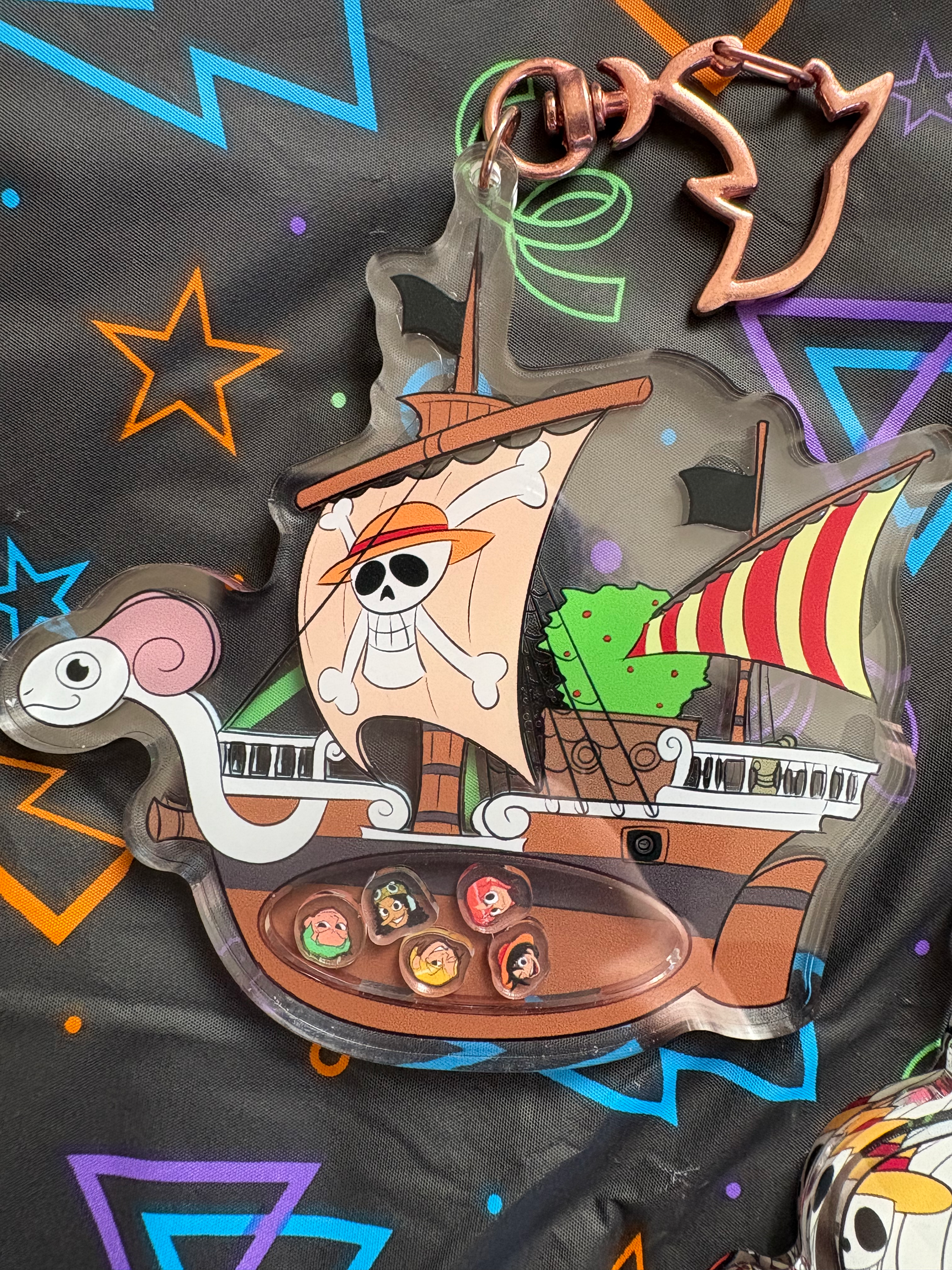 Pirate Ship shaker charms