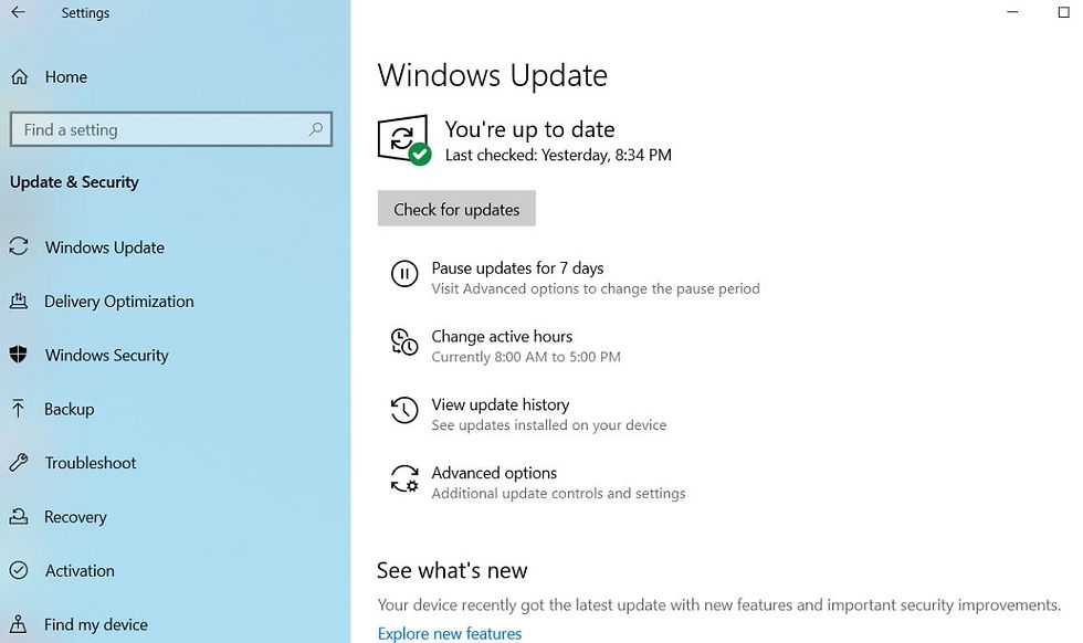 Windows update