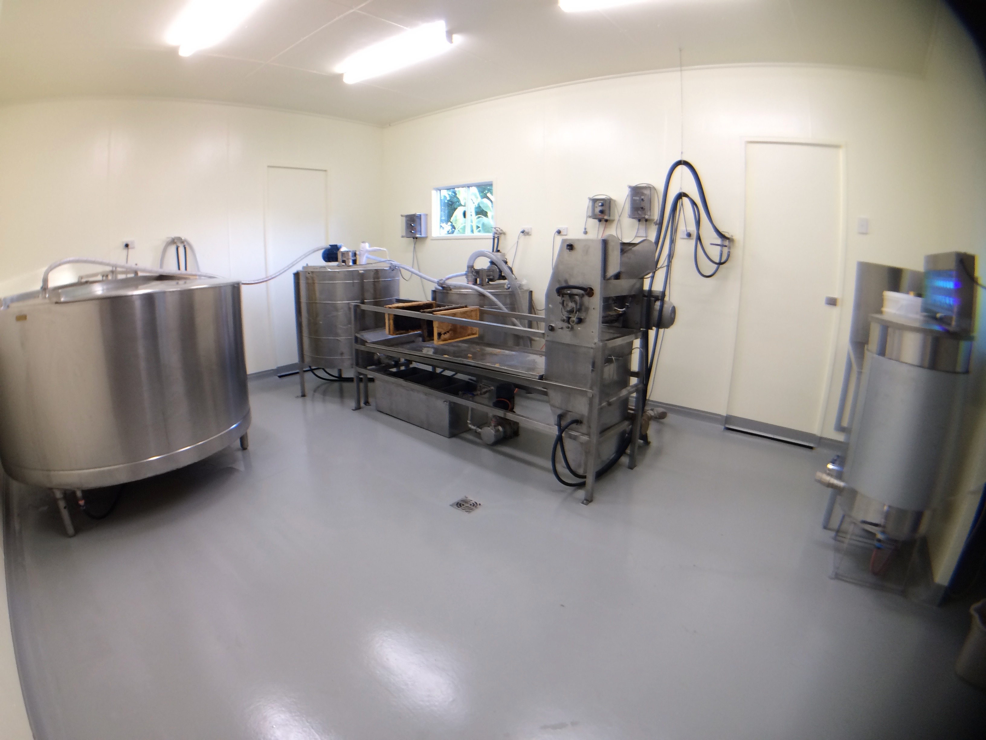 Our Extraction shed.