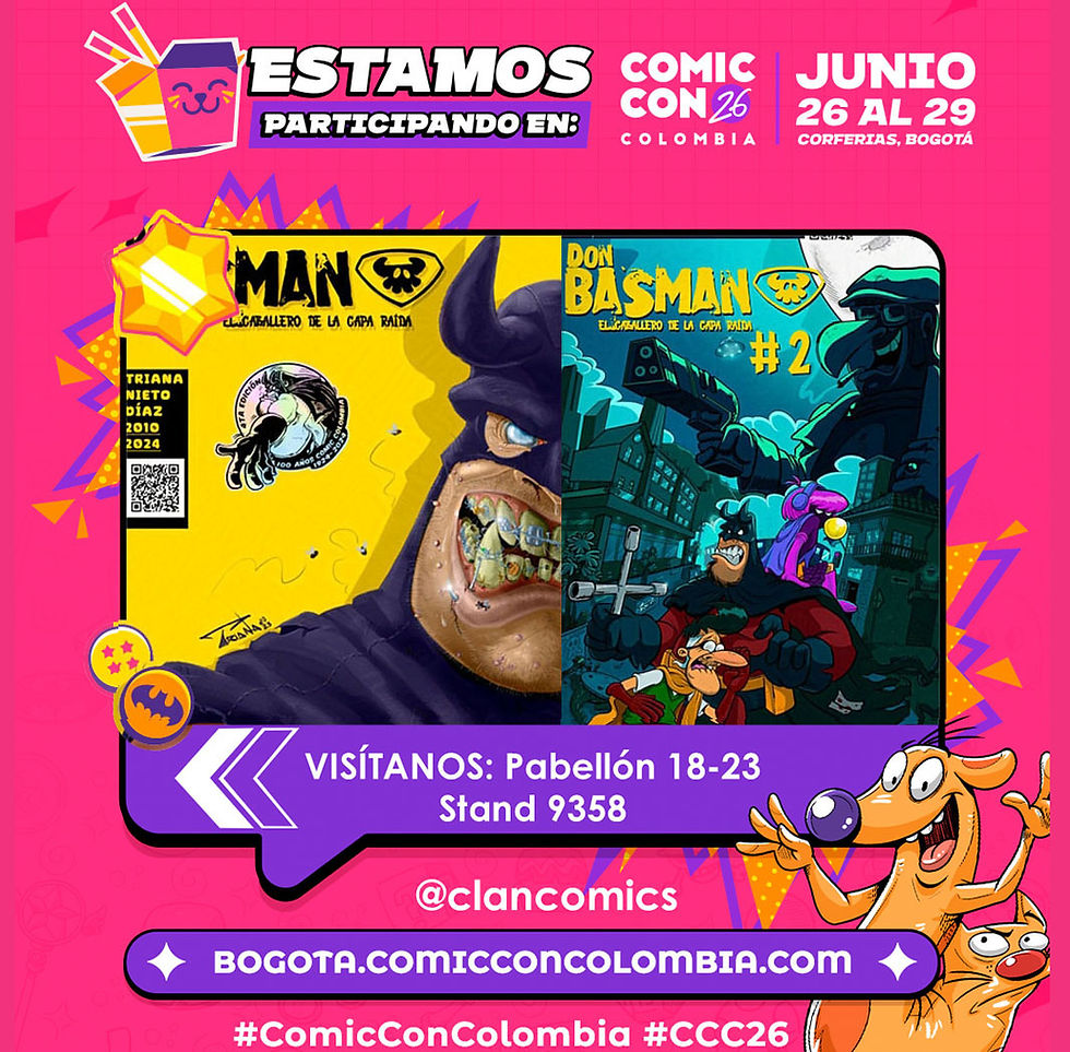 Mis comics en Comic Con Colombia 2026