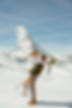Romantic elopement photo with Matterhorn backdrop in Zermatt Switzerland
