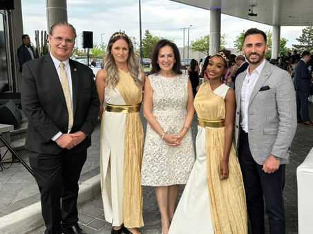 PHOTO RELEASE: MPP Lecce Attends Hellenic Heritage Foundation’s White and Blue Ball