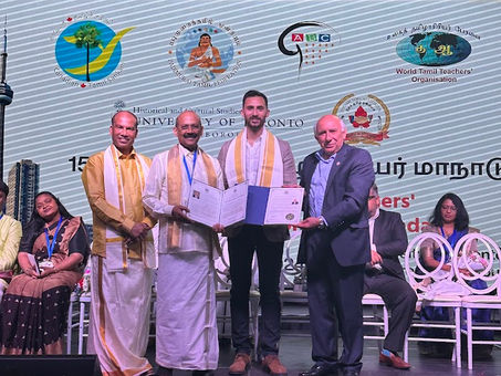PHOTO RELEASE: Minister Lecce Announces Funding at 15th World Tamil Teachers’ Conference