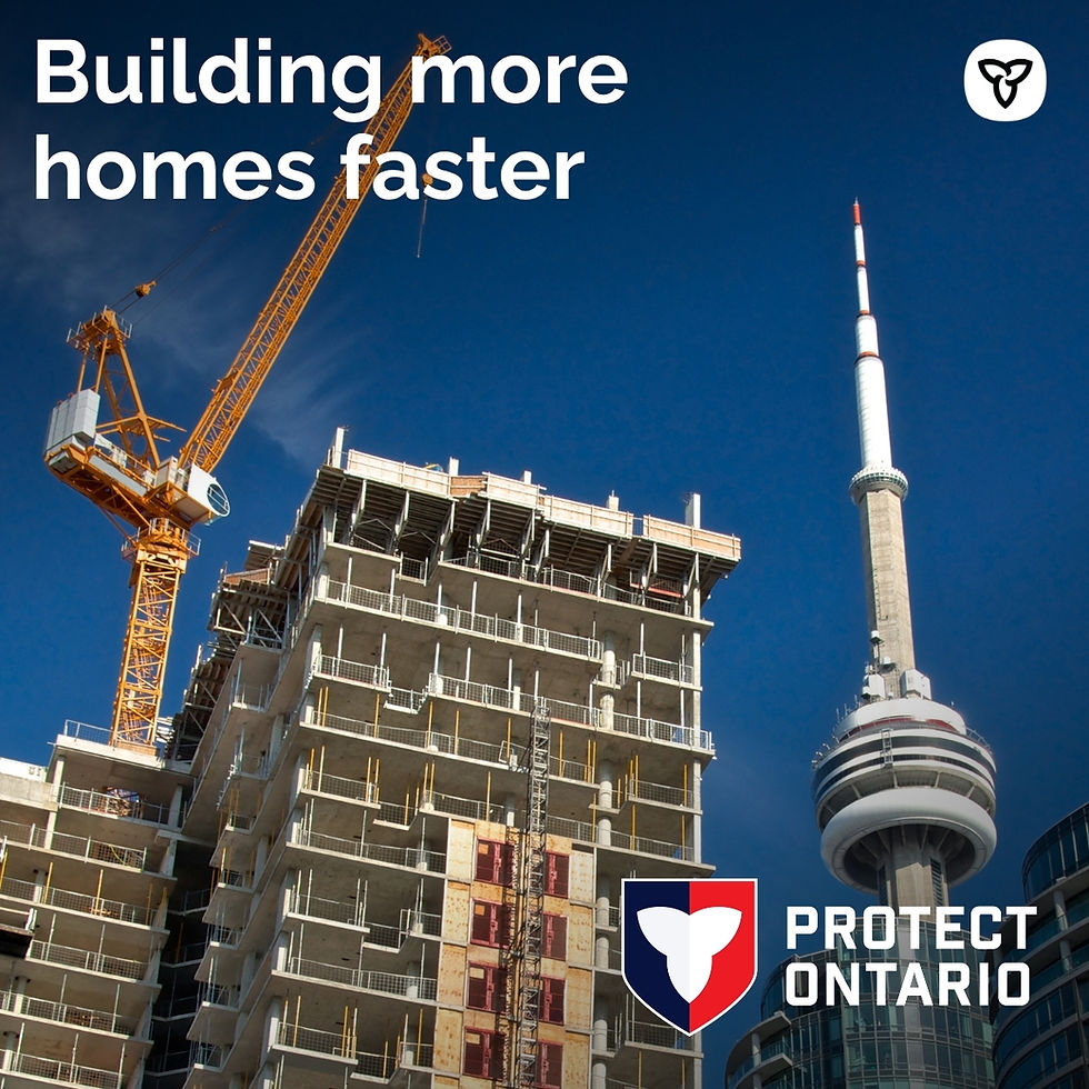 Ontario and Canada Making Homes More Affordable in Toronto