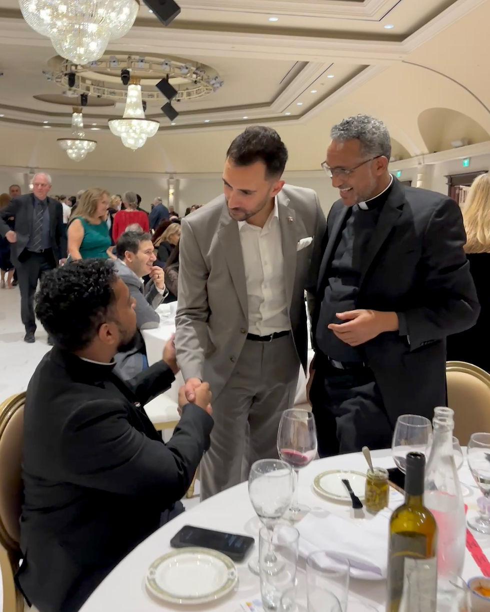 On March 7, Stephen Lecce, MPP for King—Vaughan, joined the Maple community of St. David's Church for their annual Dinner Dance Fundraising Dinner. MPP Lecce sponsored the dinner. 