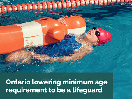 Ontario Lowering Minimum Age Requirement to be a Lifeguard