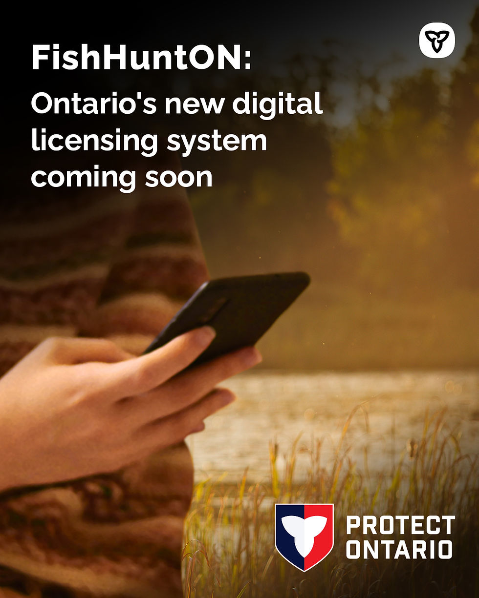 Ontario Launching New Digital Fishing and Hunting Licensing Service
