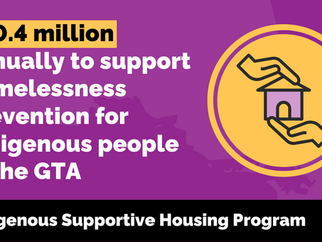 Ontario Increasing Homelessness Prevention Support for Indigenous People