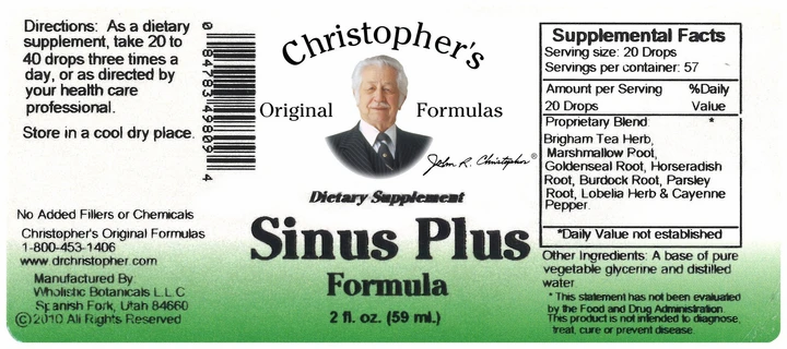 Thumbnail: Sinus Plus Extract