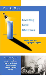 There are two types of shadows.  “Form Shadow“ is a shadow caused by the planes turning away from the light source.  A “Cast Shadow” is caused by one structure blocking the light from hitting another object or thing.  Example:  A wooden block hinders the light from reaching the part of the table right behind the opposite side of the block.  An object's cast shadow is the object's adjacent shadow in which its outline is distorted (softened/burred).  A cast shadow is distinguished from a core shadow in that it is slightly brighter, and its edges are softer the further it gets from the object.