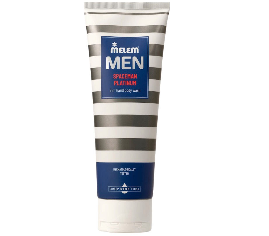 Melem Men Spaceman Platinum 2in1 Duschgel & Shampoo mit frischem, energetisierendem Duft, 250 ml