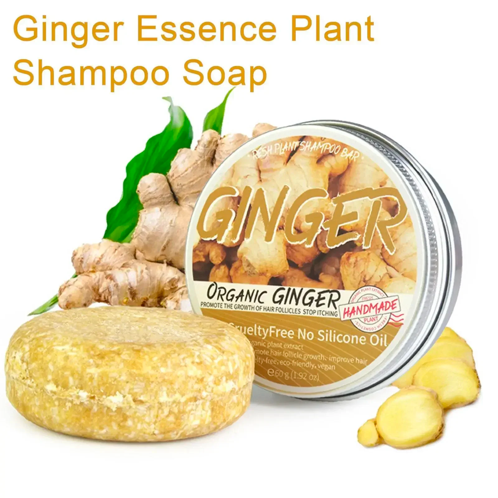 Shampoo em Barra de Gengibre e Polygonum